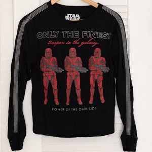 Juniors Womens Long Sleeve Star Wars Shirt Size Medium